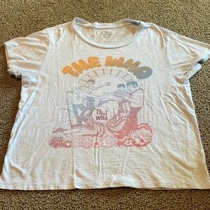 Chaser The Who Short Sleeved Shirt Size Large in EUC